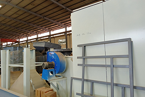 印度尼西亞石膏粉生產(chǎn)線制作完畢，驗(yàn)收合格，收到客戶發(fā)貨通知我們就可以定柜發(fā)貨了。